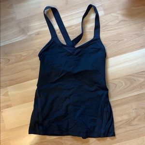 Lululemon black tank top